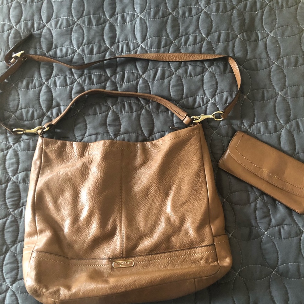 Coach crossbody purse and wallet